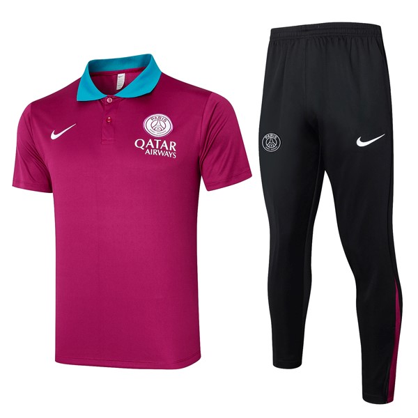 Polo PSG Set Completo 24/25 Rosso
